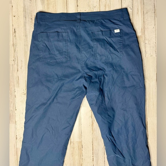 Orvis Men’s Fleece Lined Pant Stretch Nylon 38x29 Blue - Picture 10 of 11